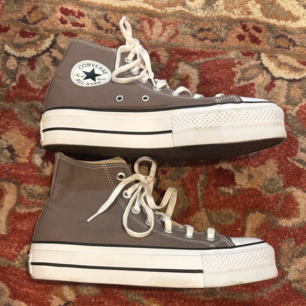 Platform Converse Classic Gray High-Tops